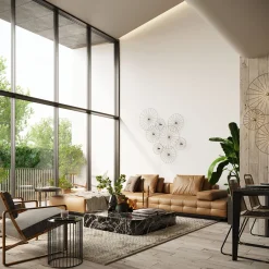 Kinkiet / Plafon SIRKEL 45 czarny