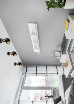 Kinkiet Anica lampa czarny 1x40W E14  odbłyśnik złoty