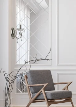 Kinkiet Aurora 1*40W E14 chrom