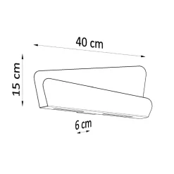 Kinkiet BASCIA biały