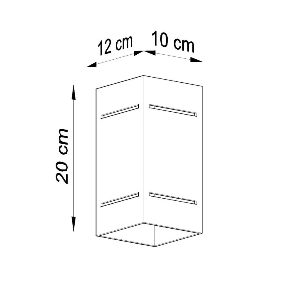 Kinkiet BLOCCO biały