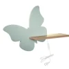 Kinkiet Butterfly lampa 5W LED 4000K iq  kids z przew miętowy