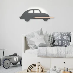 Kinkiet Car lampa 5W LED 4000K wp iq  kids z przew szary