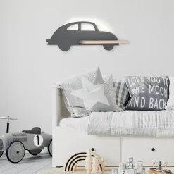 Kinkiet Car lampa 5W LED 4000K wp iq  kids szary