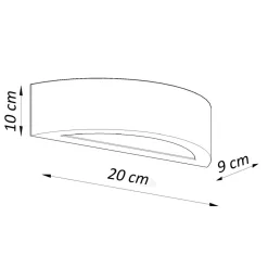 Kinkiet Ceramiczny ATENA 20