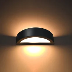 Kinkiet ceramiczny ATENA czarny