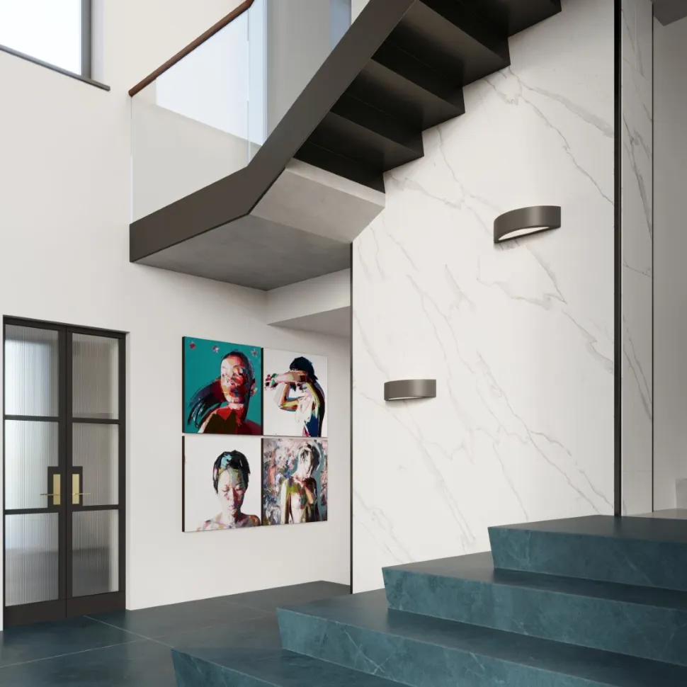 Kinkiet ceramiczny ATENA czarny