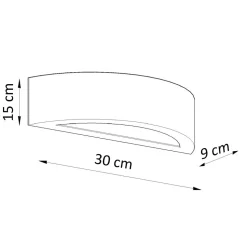 Kinkiet Ceramiczny ATENA 30