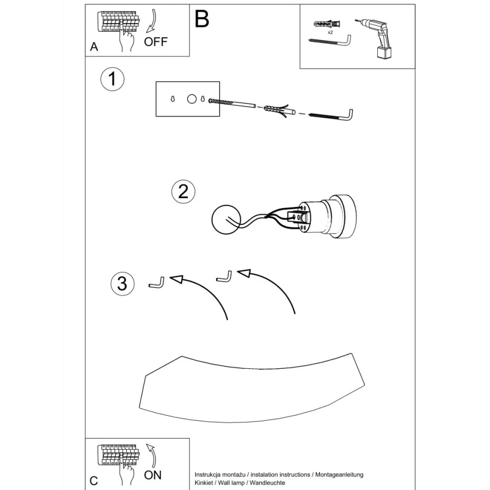 Kinkiet ceramiczny HATTOR