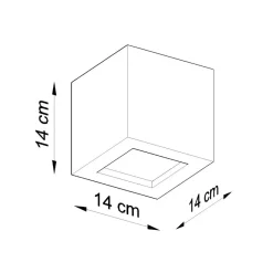 Kinkiet ceramiczny LEO