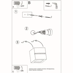 Kinkiet ceramiczny LEO LINE