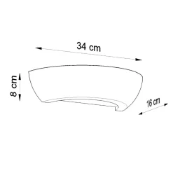 Kinkiet ceramiczny OSKAR