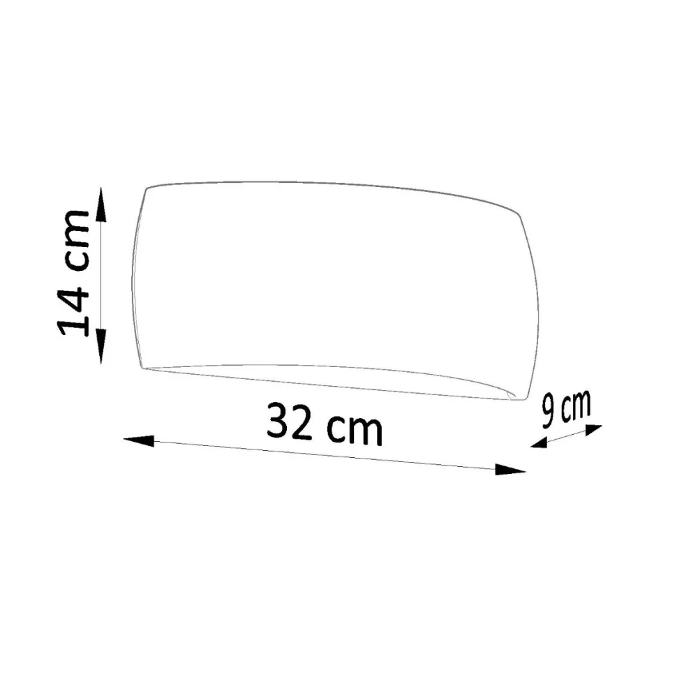 Kinkiet ceramiczny PONTIUS