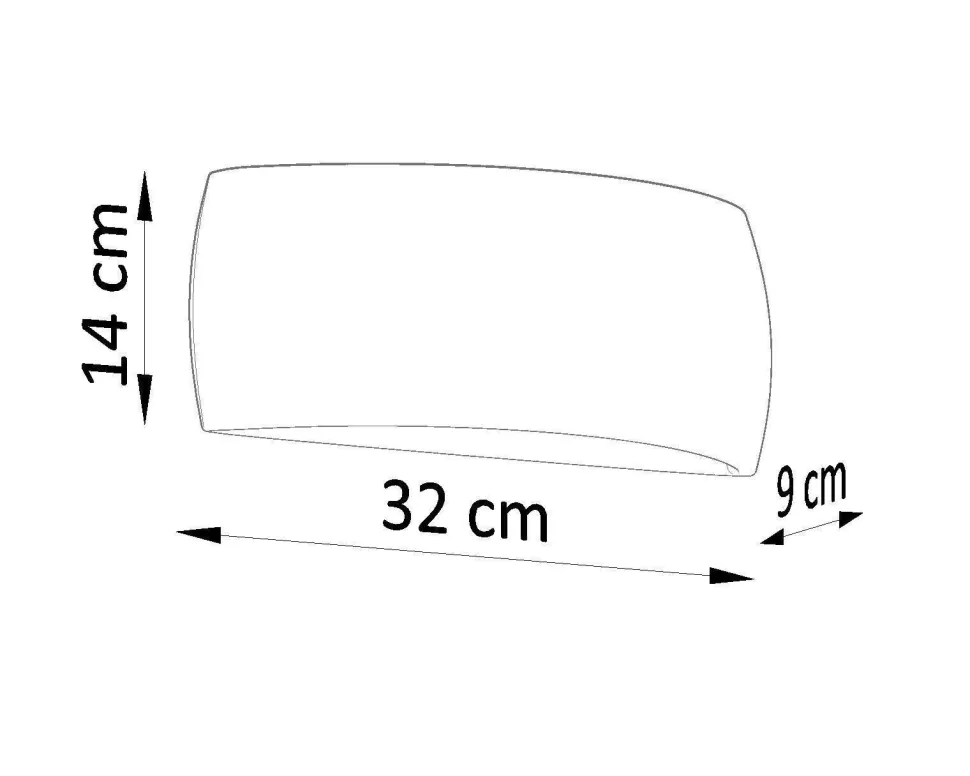 Kinkiet ceramiczny PONTIUS