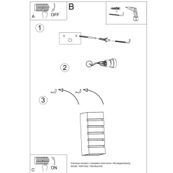 Kinkiet ceramiczny SAMIR