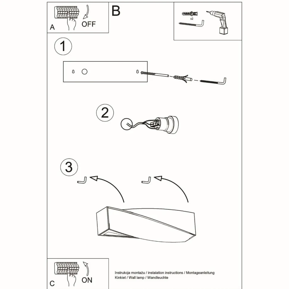 Kinkiet ceramiczny SIGMA MINI