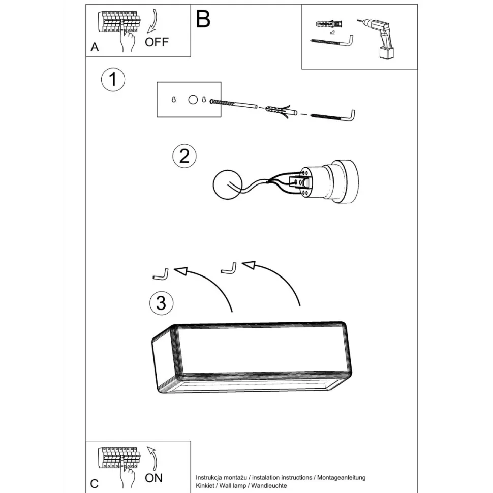 Kinkiet ceramiczny SUBANI