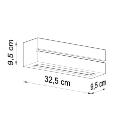 Kinkiet ceramiczny VEGA LINE