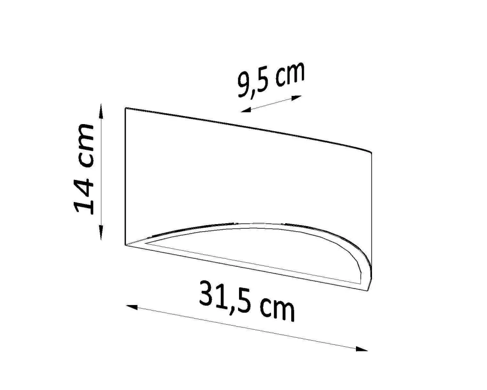 Kinkiet ceramiczny VIXEN