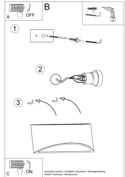Kinkiet ceramiczny VIXEN