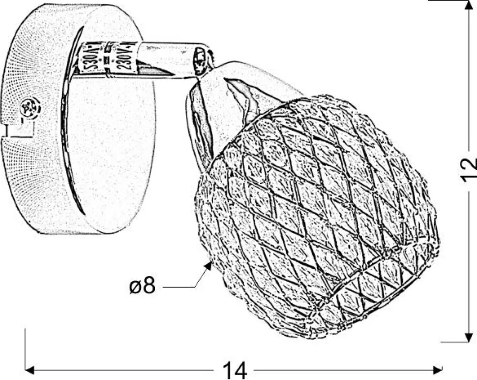 Kinkiet Clear 1x40W G9 transparentny