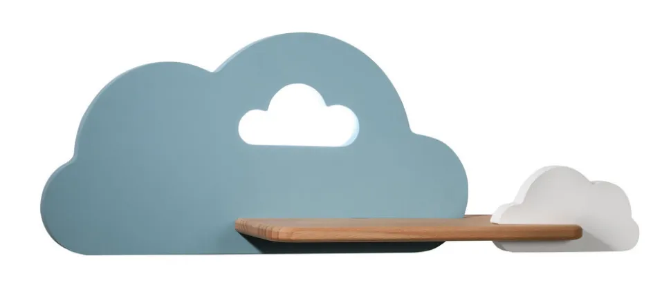 Kinkiet Cloud lampa 5W LED 4000K iq kids niebieski+biały