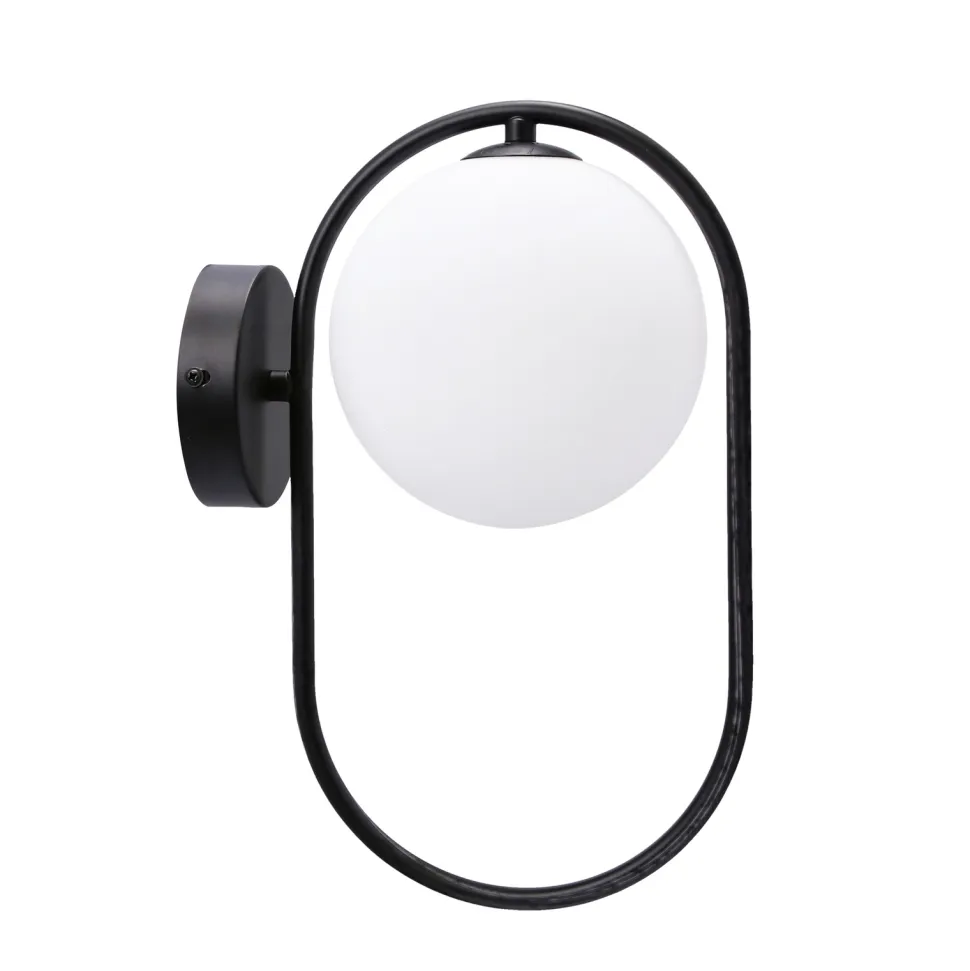 Kinkiet Cordel 1x28W G9 ring czarny