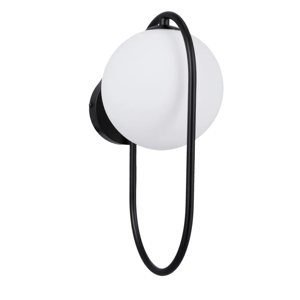 Kinkiet Cordel 1x28W G9 ring czarny