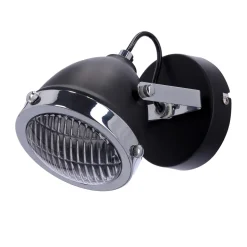 Kinkiet Crazy lampa czarny 1x15W GU10  klosz bezbarwny