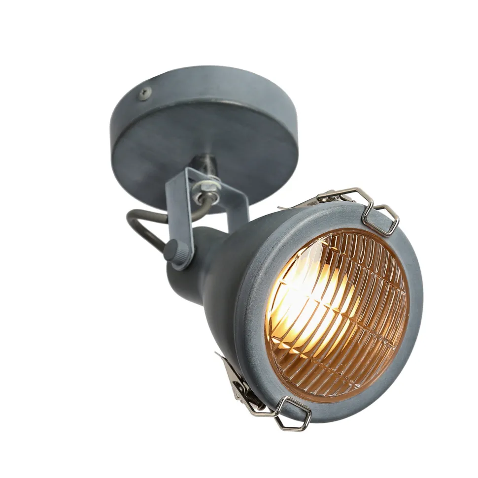 Kinkiet Crodo 1x40W E14 szary