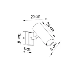 Kinkiet DIREZIONE biały