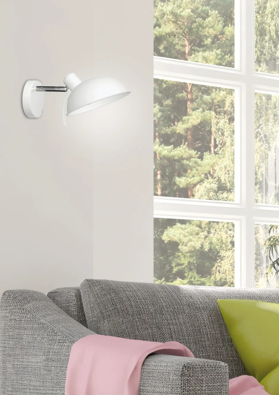 Kinkiet Durio 1x40W E14 biały