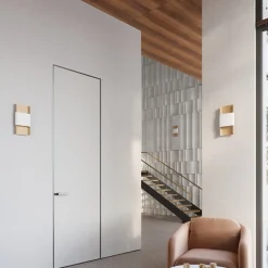 Kinkiet DURLIN złoty/biały