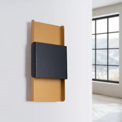 Kinkiet DURLIN złoty/czarny