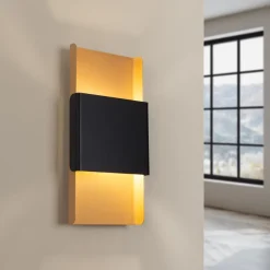 Kinkiet DURLIN złoty/czarny