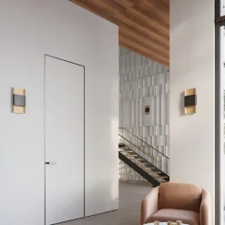 Kinkiet DURLIN złoty/czarny