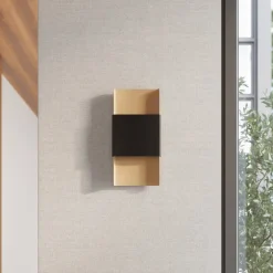 Kinkiet DURLIN złoty/czarny