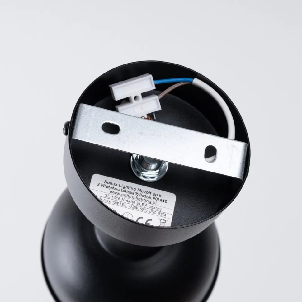 Kinkiet ELBA czarny