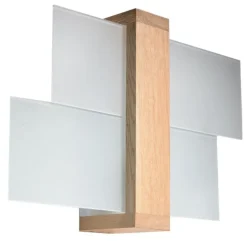 Kinkiet FENIKS 1 naturalne drewno