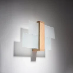 Kinkiet FENIKS 1 naturalne drewno