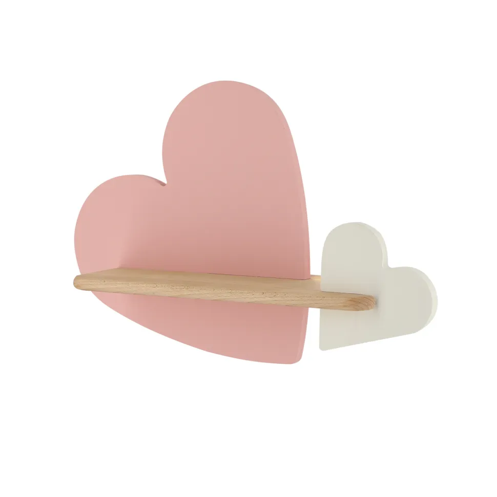 Kinkiet Heart lampa 5W LED 4000K iq kids różowy+biały