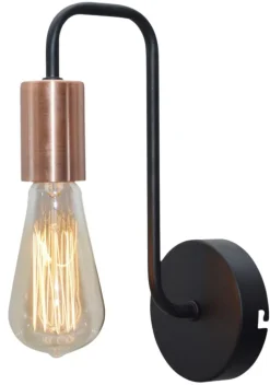 Kinkiet Herpe 1x60W E27 czarny