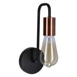 Kinkiet Herpe 1x60W E27 czarny