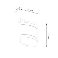Kinkiet HESTIA biały