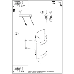 Kinkiet HESTIA biały