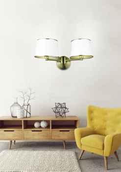 Kinkiet Ibis 2x40W E14 patyna