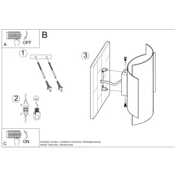 Kinkiet IMPACT czarny