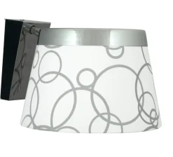 Kinkiet Impresja 1*60W E27 biały chrom