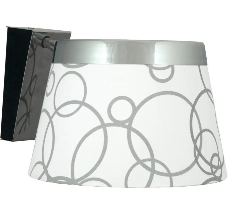 Kinkiet Impresja 1*60W E27 biały chrom