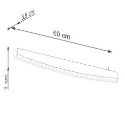 Kinkiet JORUN biały LED 4000K